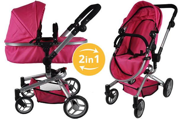 weefgetouw Opiaat herhaling Bandits & Angels Pink Angel 2in1 | Poppenwagen.nl