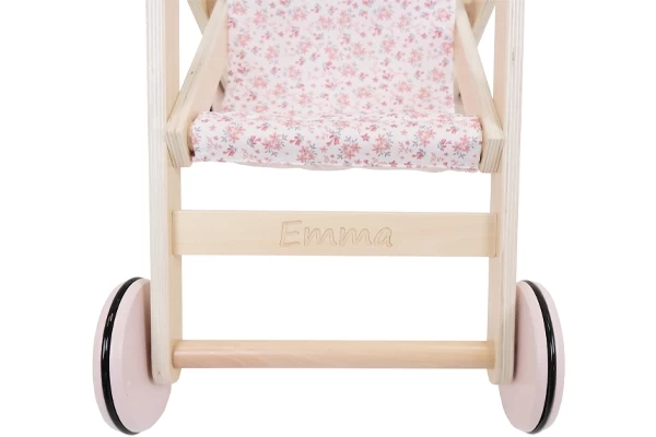 Naam op latje onder zitting