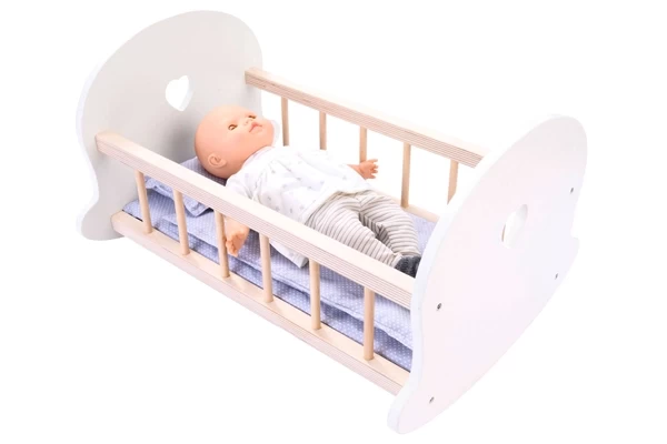 Inclusief beddengoed (exclusief pop)