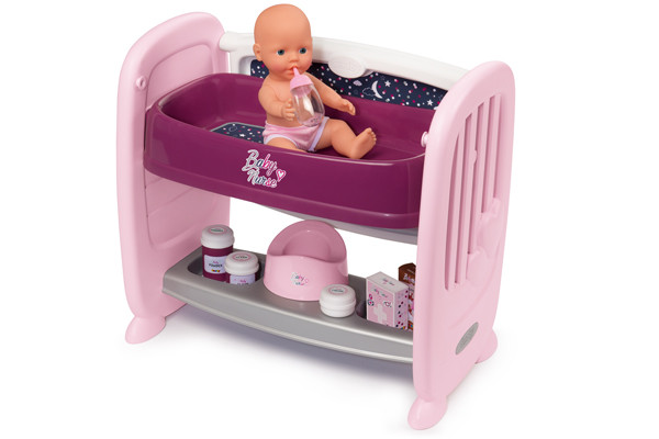 Wieg en commode 2in1 Baby Nurse van Smoby.