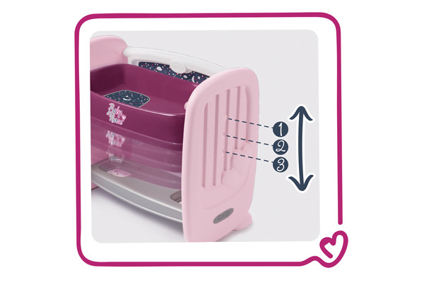 In 3 hoogtes verstelbaar.