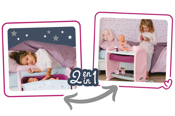 Als wieg of als commode.