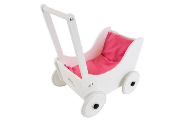 Voor in de Little Angel poppenwagen