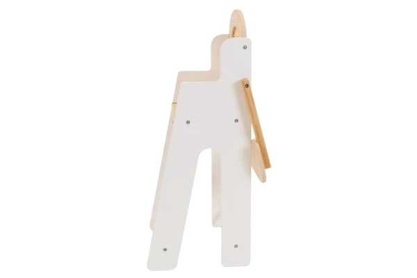 Het plateau kan omhoog en omlaag