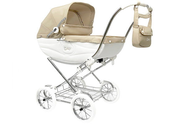 Poppenwagen Princess Jr. beige van Arrue.