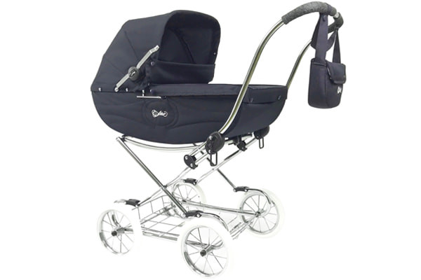 Poppenwagen Princess Jr. marineblauw van Arrue.