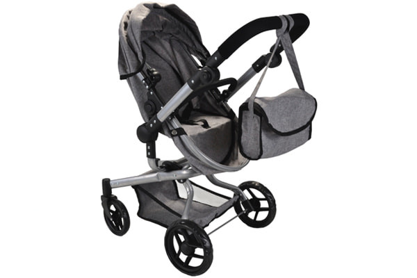 Buggy kan in beide richtingen worden ingesteld