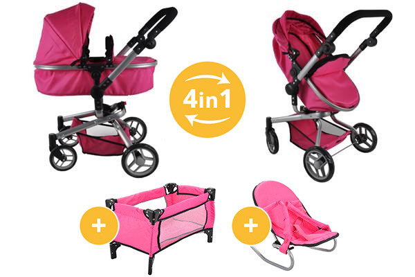 transfusie Berg Vervoer Bandits & Angels Pink Angel 4in1 megapack | Poppenwagen.nl