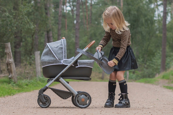 Optioneel: luiertas met naam.