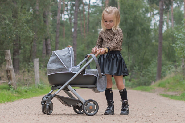 Hoogte duwstang 63,5 cm.