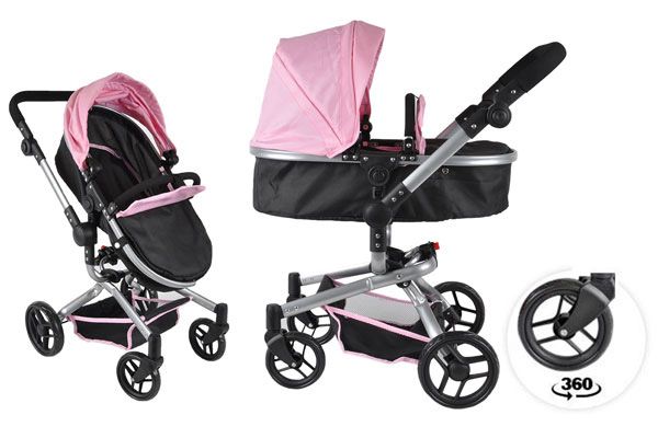 Poppenwagen en buggy 2in1.
