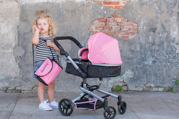 Optioneel: luiertas met naam.