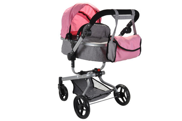 Verstelbare duwstang (48-81 cm).