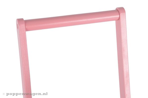 Verstelbare duwstang (56-59 cm).