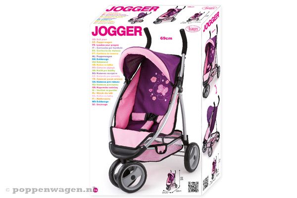 Poppenwagen in herkenbare verpakking.