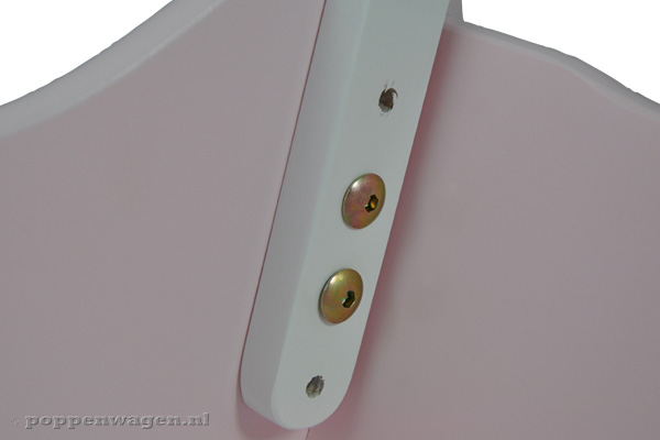 In 3 standen verstelbare duwstang.