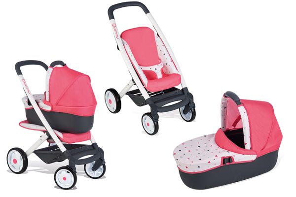 Oordeel lijden landinwaarts Poppenwagen Smoby Quinny 3in1 roze (ook buggy en wieg)