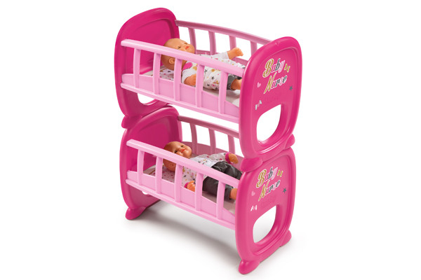 Roze stapelbed Baby Nurse van Smoby.
