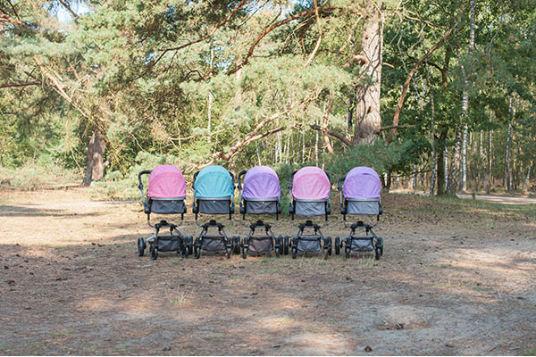 Classic en Modern Angel als poppenwagen in diverse kleuren.